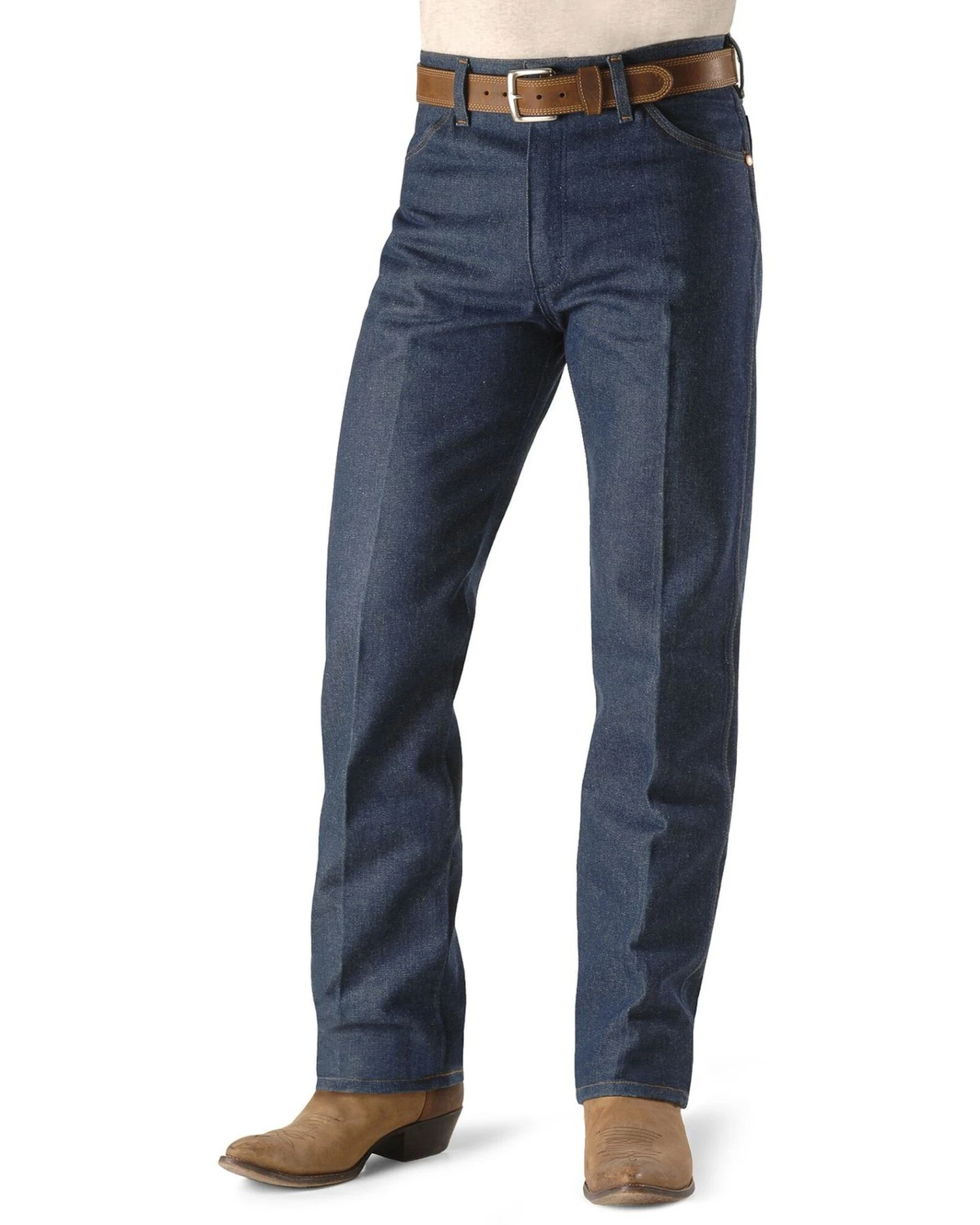 Wrangler Men's Original Fit Rigid Jeans 2 Wrangler Men's Original Fit Rigid Jeans - Image 2