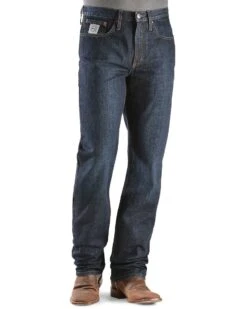 Cinch Men's Silver Label Dark Wash Slim Straight Jeans -Western Cowboy 010C84 L7 P2