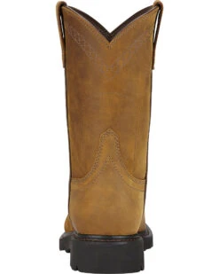 Ariat Men's Sierra Western Work Boots - Soft Toe -Western Cowboy 030134 BR BK