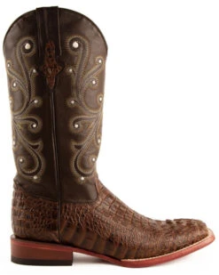 Ferrini Men's Caiman Croc Print Western Boots - Broad Square Toe 16 Ferrini Men's Caiman Croc Print Western Boots - Broad Square Toe -Western Cowboy 036G45 36 P2