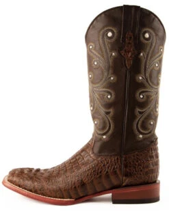 Ferrini Men's Caiman Croc Print Western Boots - Broad Square Toe 18 Ferrini Men's Caiman Croc Print Western Boots - Broad Square Toe -Western Cowboy 036G45 36 P3