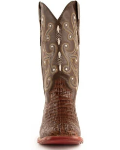Ferrini Men's Caiman Croc Print Western Boots - Broad Square Toe 20 Ferrini Men's Caiman Croc Print Western Boots - Broad Square Toe -Western Cowboy 036G45 36 P4