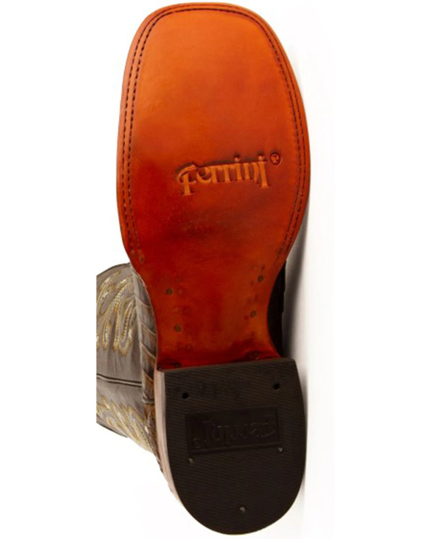 Ferrini Men's Caiman Croc Print Western Boots - Broad Square Toe 13 Ferrini Men's Caiman Croc Print Western Boots - Broad Square Toe - Image 13