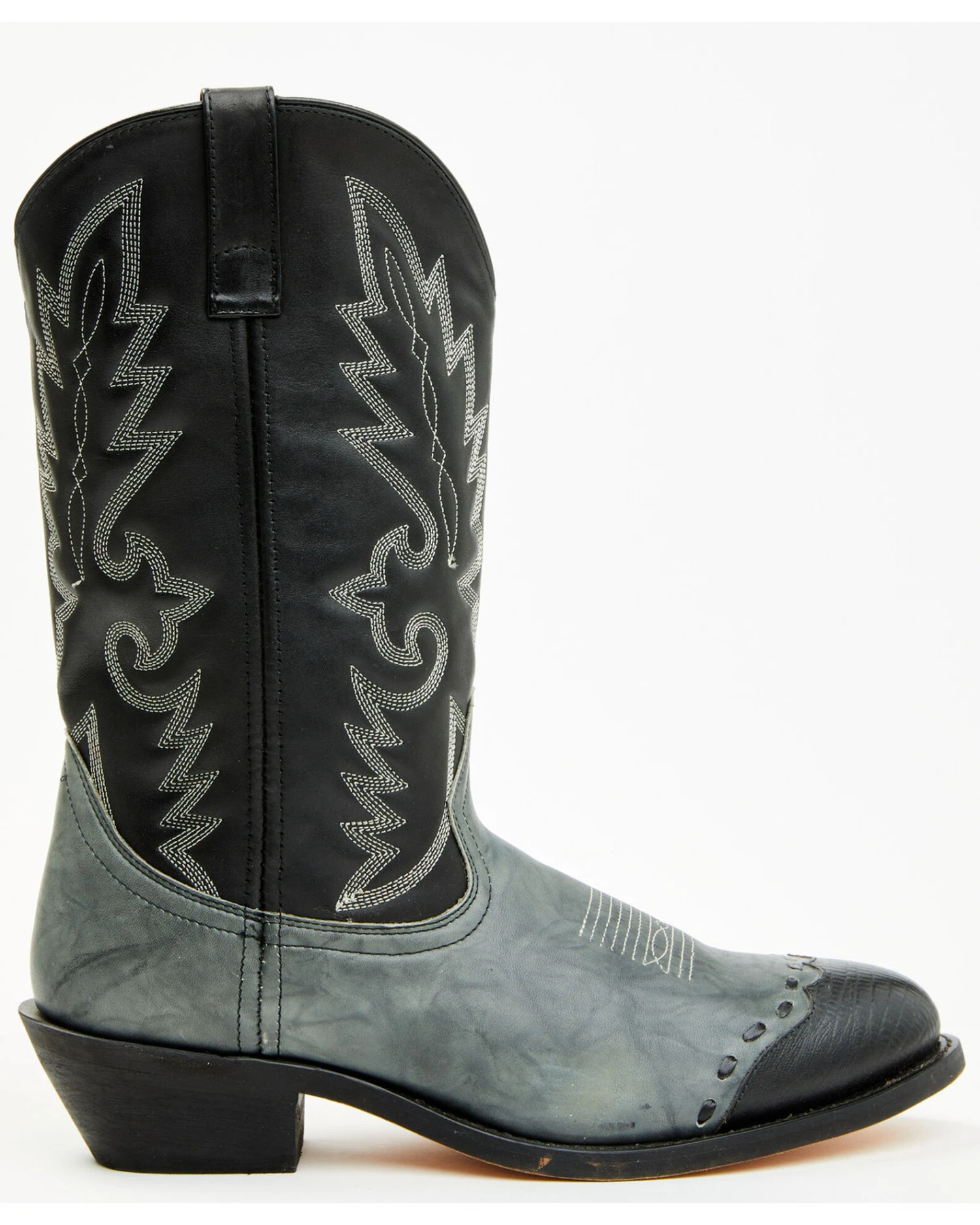 Laredo Men's Flagstaff Wingtip Western Boots 2 Laredo Men's Flagstaff Wingtip Western Boots - Image 2