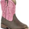 Roper Toddler Girls' Leather Western Boots - Square Toe