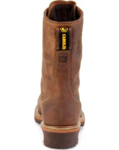 Carolina Men's 10" Waterproof Linesman Boots - Round Toe -Western Cowboy 0502U4 41 BK