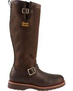 Chippewa Pitstop Pull On Waterproof Snake Boots - Round Toe -Western Cowboy 050F73 B3 RT