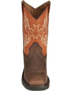 Ariat Boys' Earth Workhog Western Boots - Square Toe 10 Ariat Boys' Earth Workhog Western Boots - Square Toe -Western Cowboy 053712 B8 FT