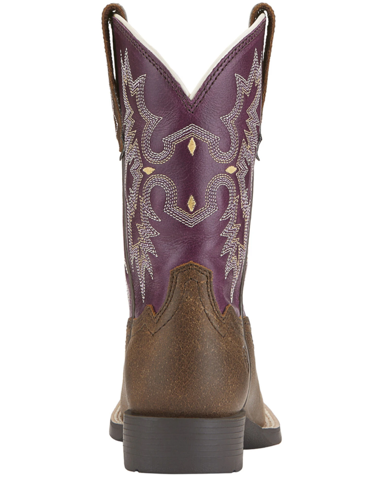 Ariat Little Girls' Tombstone Boots - Square Toe 5 Ariat Little Girls' Tombstone Boots - Square Toe - Image 5