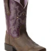Ariat Little Girls' Tombstone Boots - Square Toe