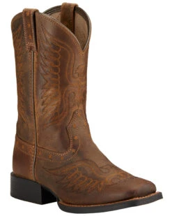 Western Cowboy 48 Ariat Boys' Honor Western Boots - Square Toe