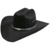 Silverado Silver-tone Inset Hat Band Wool Felt Cowboy Hat