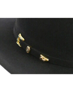 Cody James Men's 10X Black Fur Felt Cowboy Hat -Western Cowboy 096R12 89 D3