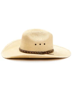 Larry Mahan 30X Lawton Palm Straw Cowboy Hat -Western Cowboy 099C01 22 P3
