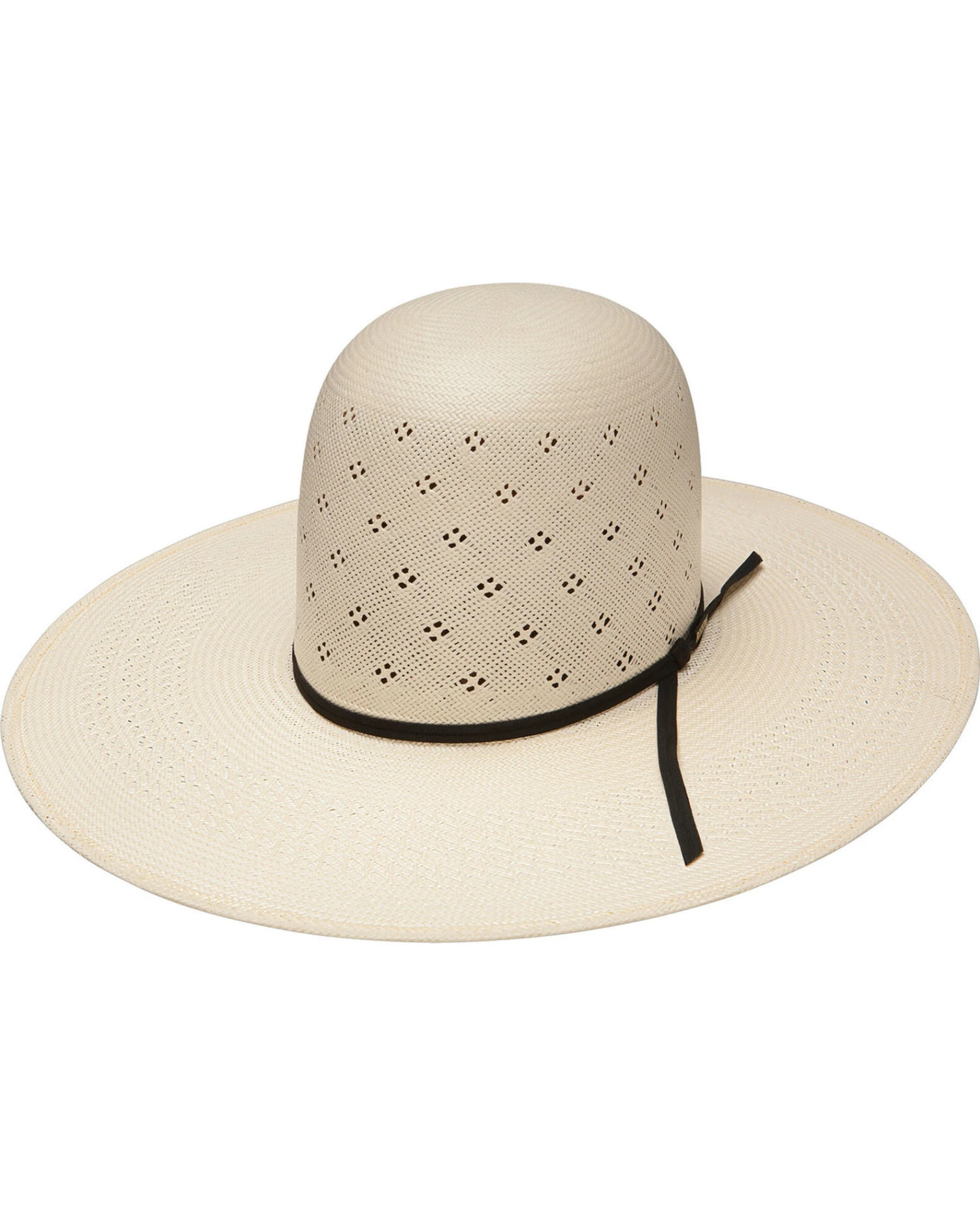 Resistol Men's Tuff-Anuff Conley Open Crown 20X Straw Hat 1 Resistol Men's Tuff-Anuff Conley Open Crown 20X Straw Hat