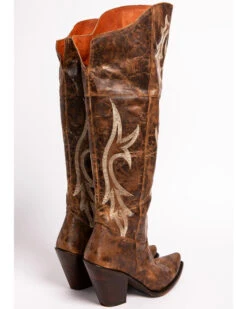 Dan Post Women's Jilted Knee High Western Boots -Western Cowboy 2000206305 203 BK