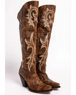 Dan Post Women's Jilted Knee High Western Boots -Western Cowboy 2000206305 203 FT
