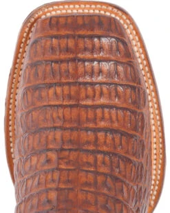 El Dorado Men's Handmade Caiman Back Brass Stockman Boots - Broad Square Toe 24 El Dorado Men's Handmade Caiman Back Brass Stockman Boots - Broad Square Toe -Western Cowboy 2000221949 221 TP