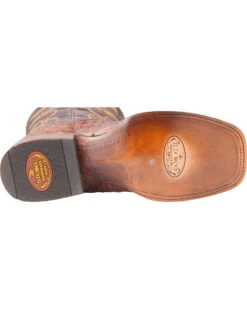 El Dorado Men's Handmade Full Quill Ostrich Stockman Boots - Broad Square Toe 11 El Dorado Men's Handmade Full Quill Ostrich Stockman Boots - Broad Square Toe -Western Cowboy 2000221953 221 BM