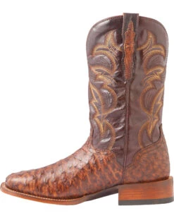 El Dorado Men's Handmade Full Quill Ostrich Stockman Boots - Broad Square Toe 9 El Dorado Men's Handmade Full Quill Ostrich Stockman Boots - Broad Square Toe -Western Cowboy 2000221953 221 LT