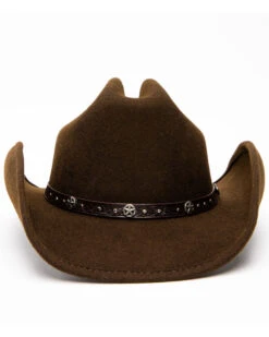 Cody James Men's Cattleman Tooled Star Concho Band Wool Hat  -Western Cowboy 2000234016 200 P4