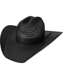 Bailey Desert Knight Black Straw Western Hat