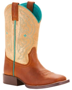 Ariat Girls' Quickdraw Western Boots - Square Toe 
