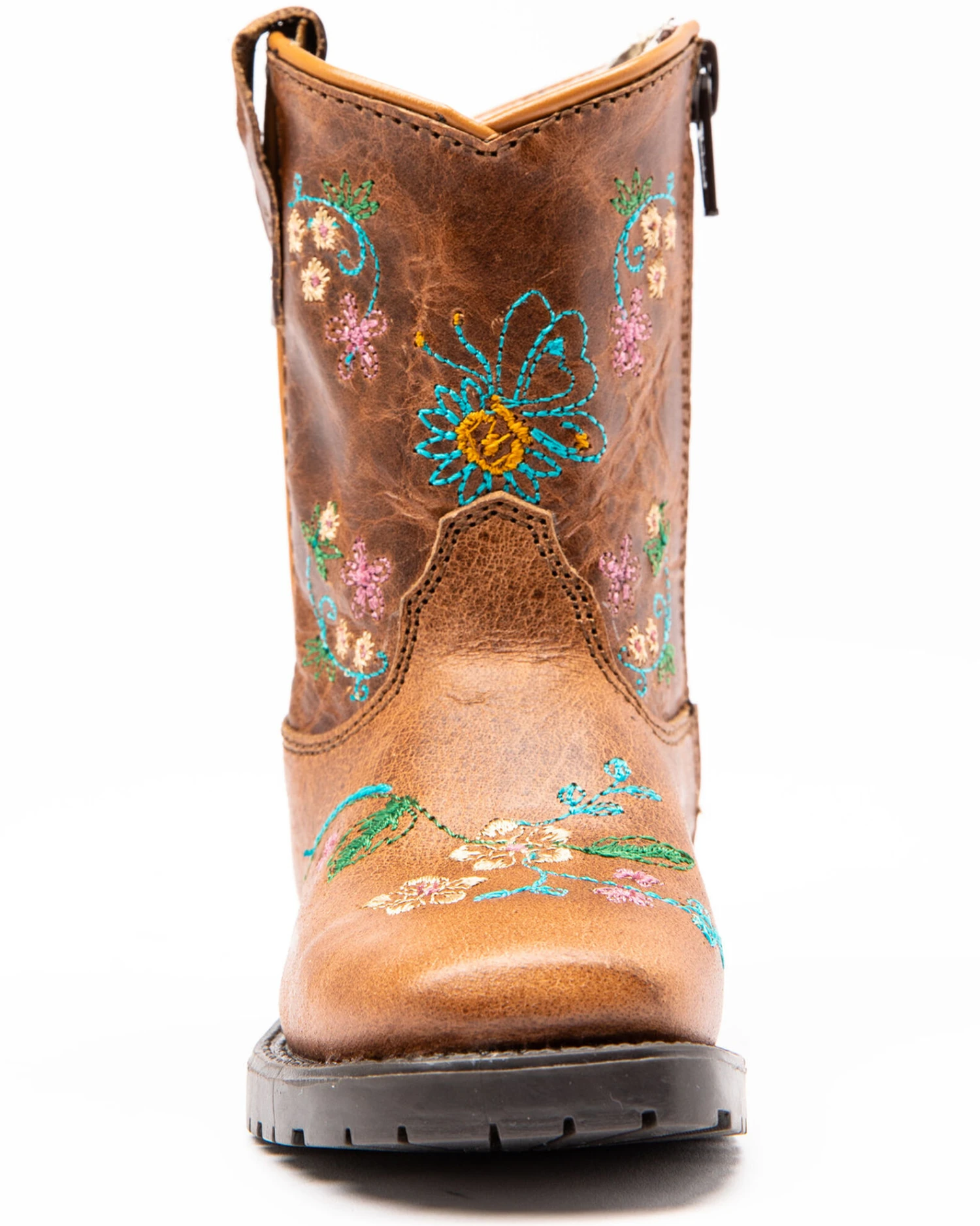 Shyanne Toddler Girls' Floral Western Boots - Square Toe 4 Shyanne Toddler Girls' Floral Western Boots - Square Toe - Image 4