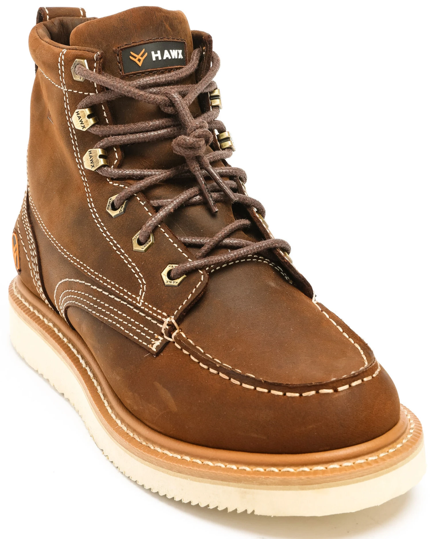 Hawx Men's 6" Grade Work Boots - Moc Toe 1 Hawx Men's 6" Grade Work Boots - Moc Toe