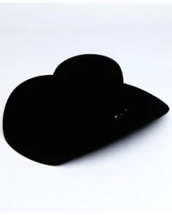 Rodeo King Men's 7X Open Crown Match Band Western Felt Hat