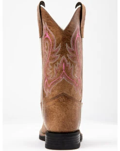 Shyanne Girls' Madison Faux Leather Western Boots - Square Toe -Western Cowboy 2000288280 927 P5