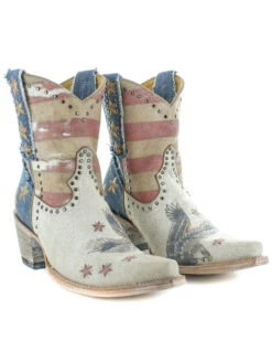 Old Gringo Women's Jorie Short Western Booties - Snip Toe -Western Cowboy 2000289008 251 P4