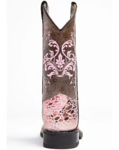 Shyanne Little Girls' Faux Leather Western Boots - Square Toe 11 Shyanne Little Girls' Faux Leather Western Boots - Square Toe -Western Cowboy 2000291620 650 P5