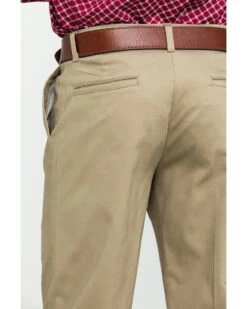 Wrangler Men's Khaki Casual Pleated Front Western Pants  -Western Cowboy 2000293278 250 P5