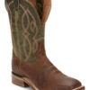 Tony Lama Men's Landgrab Brown Western Boots - Broad Square Toe