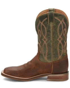 Tony Lama Men's Landgrab Brown Western Boots - Broad Square Toe -Western Cowboy 2000293428 200 P3