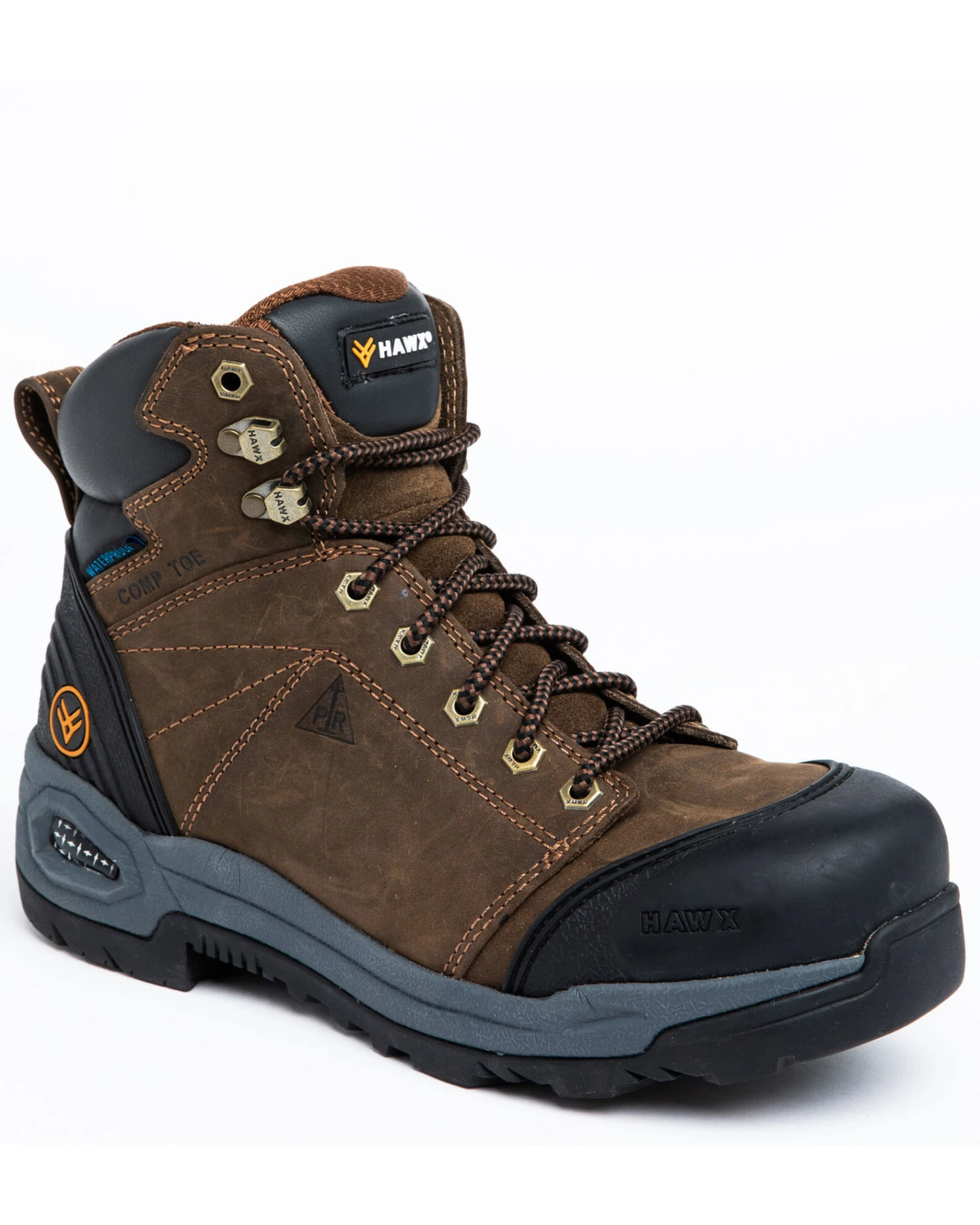 Hawx Men's 6" Crew Chief Work Boots - Composite Toe 1 Hawx Men's 6" Crew Chief Work Boots - Composite Toe