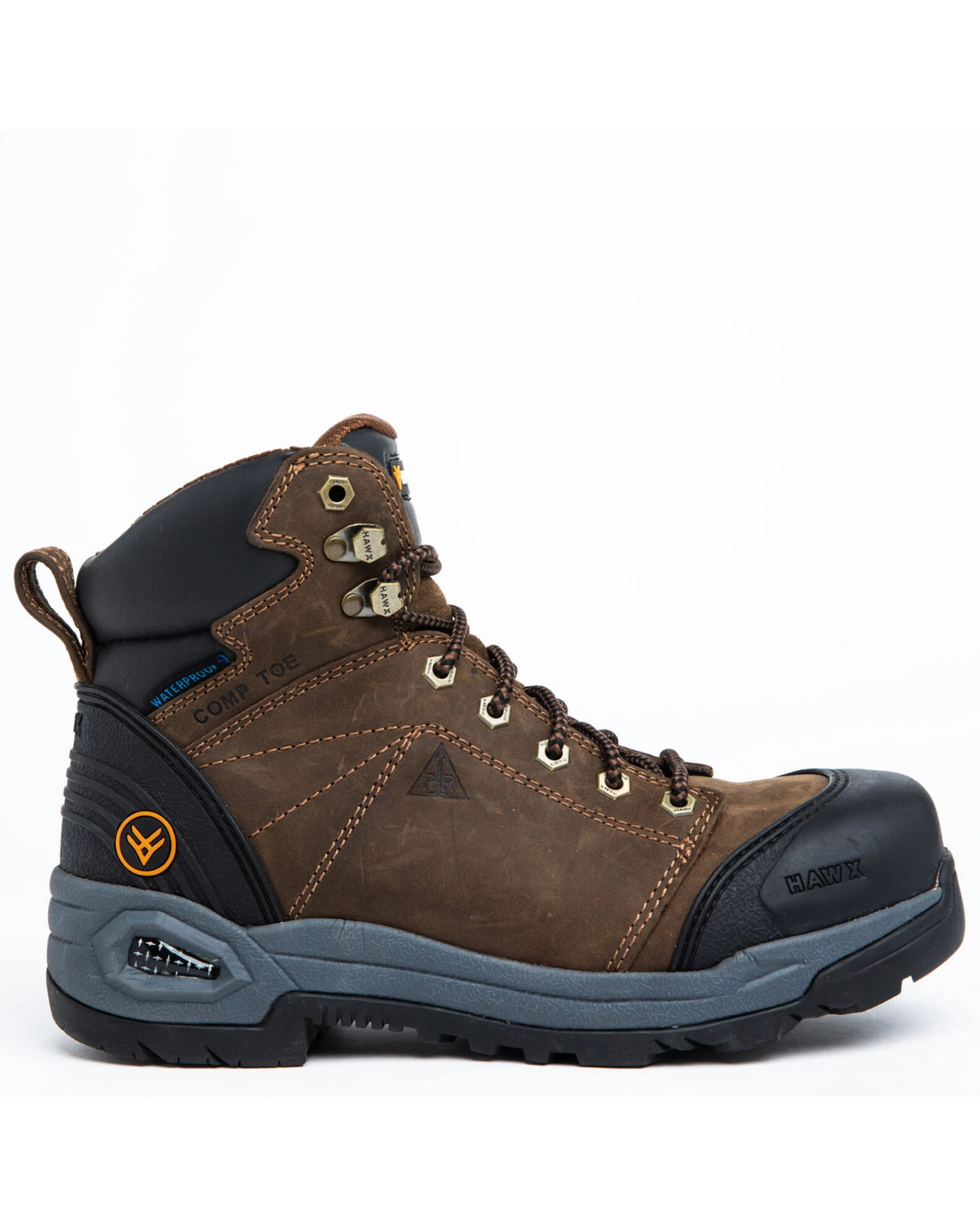 Hawx Men's 6" Crew Chief Work Boots - Composite Toe 2 Hawx Men's 6" Crew Chief Work Boots - Composite Toe - Image 2