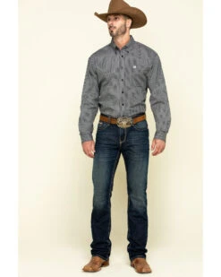 Cinch Men's Ian Rigid Dark Slim Bootcut Jeans 11 Cinch Men's Ian Rigid Dark Slim Bootcut Jeans -Western Cowboy 2000309167 402 P6