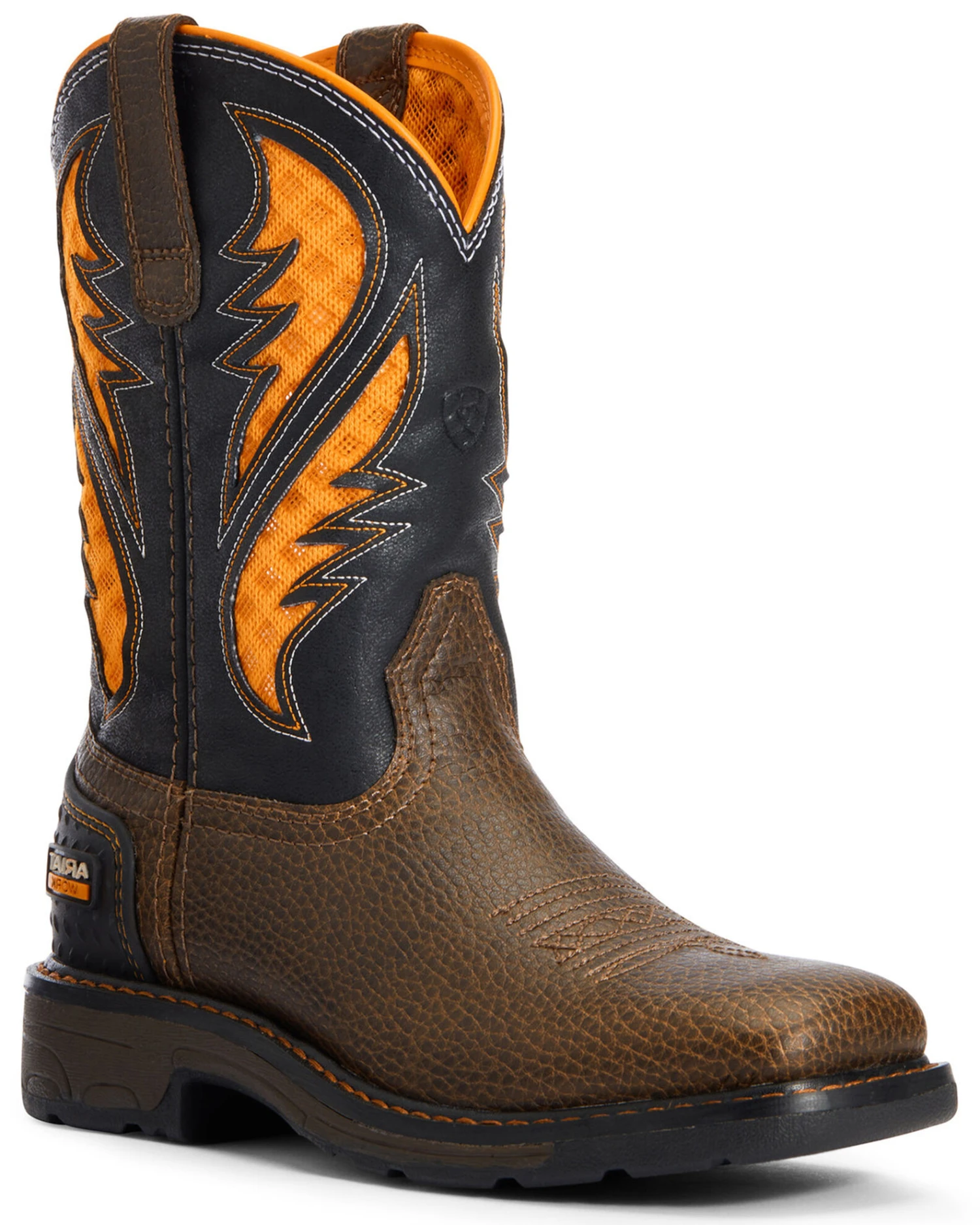 Ariat Boys' VentTEK Western Work Boots - Broad Square Toe 1 Ariat Boys' VentTEK Western Work Boots - Broad Square Toe