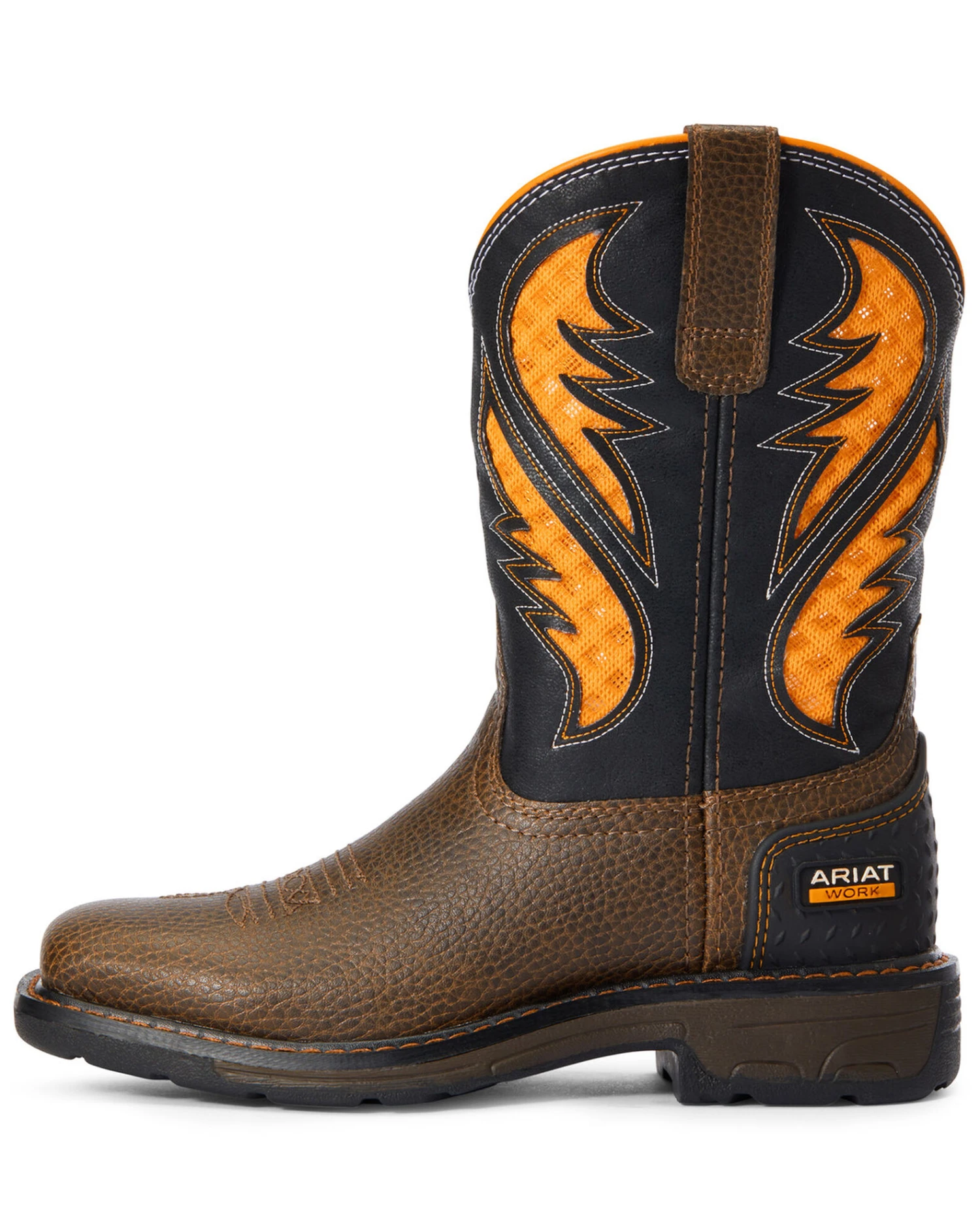 Ariat Boys' VentTEK Western Work Boots - Broad Square Toe 2 Ariat Boys' VentTEK Western Work Boots - Broad Square Toe - Image 2