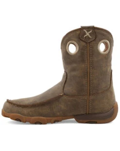 Twisted X Boys' Driving Moc Boots - Moc Toe -Western Cowboy 2000329120 200 P3
