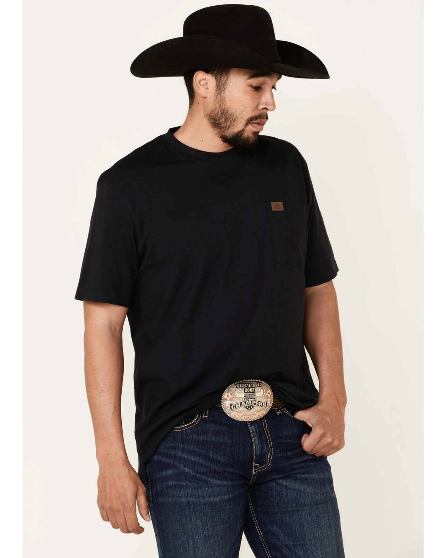 Cinch Men's Ian Rinse Dark Performance Stretch Slim Bootcut Jeans 2 Cinch Men's Ian Rinse Dark Performance Stretch Slim Bootcut Jeans - Image 2