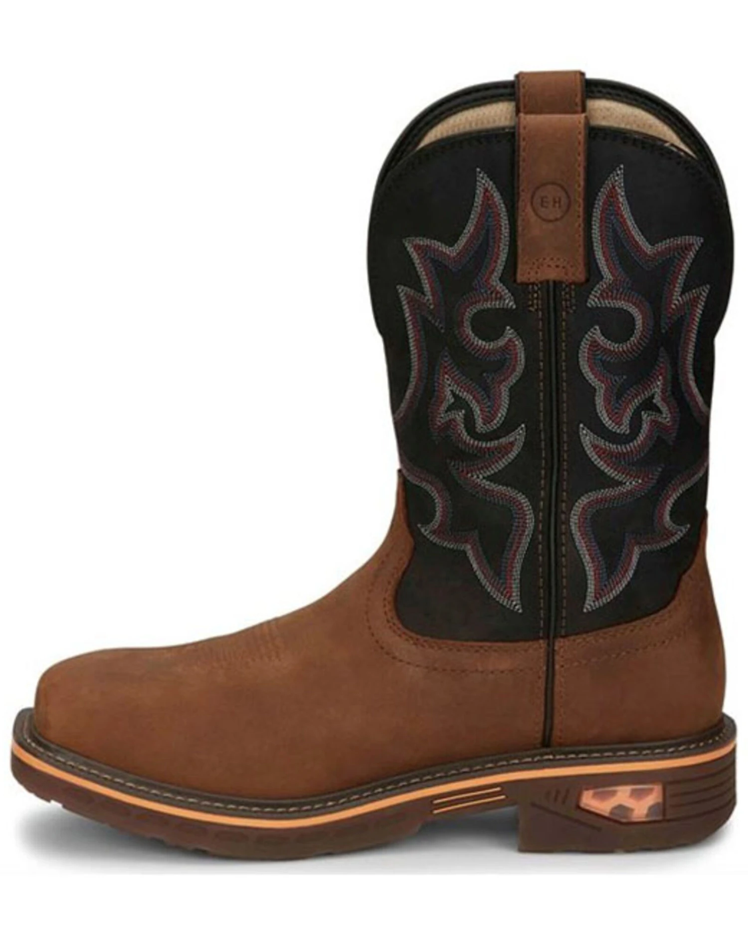 Justin Men's Resistor Western Work Boots - Composite Toe 3 Justin Men's Resistor Western Work Boots - Composite Toe - Image 3