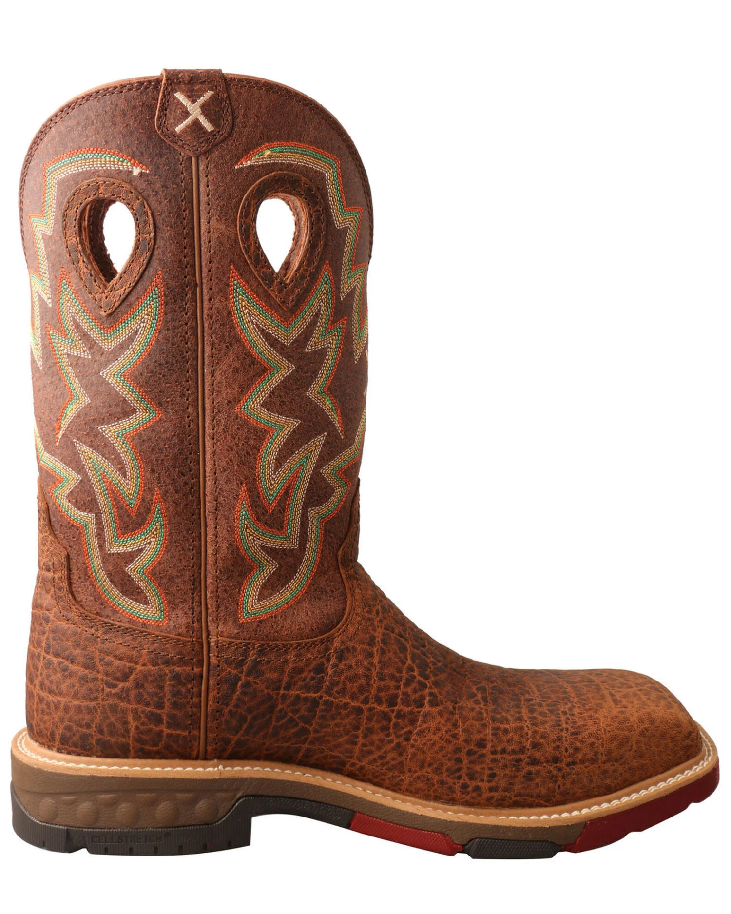 Twisted X Men's Tan Western Work Boots - Composite Toe 2 Twisted X Men's Tan Western Work Boots - Composite Toe - Image 2