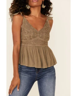 Shyanne Women's Embroidered Flutter Short Sleeve Top  -Western Cowboy 2000338212 341 P3