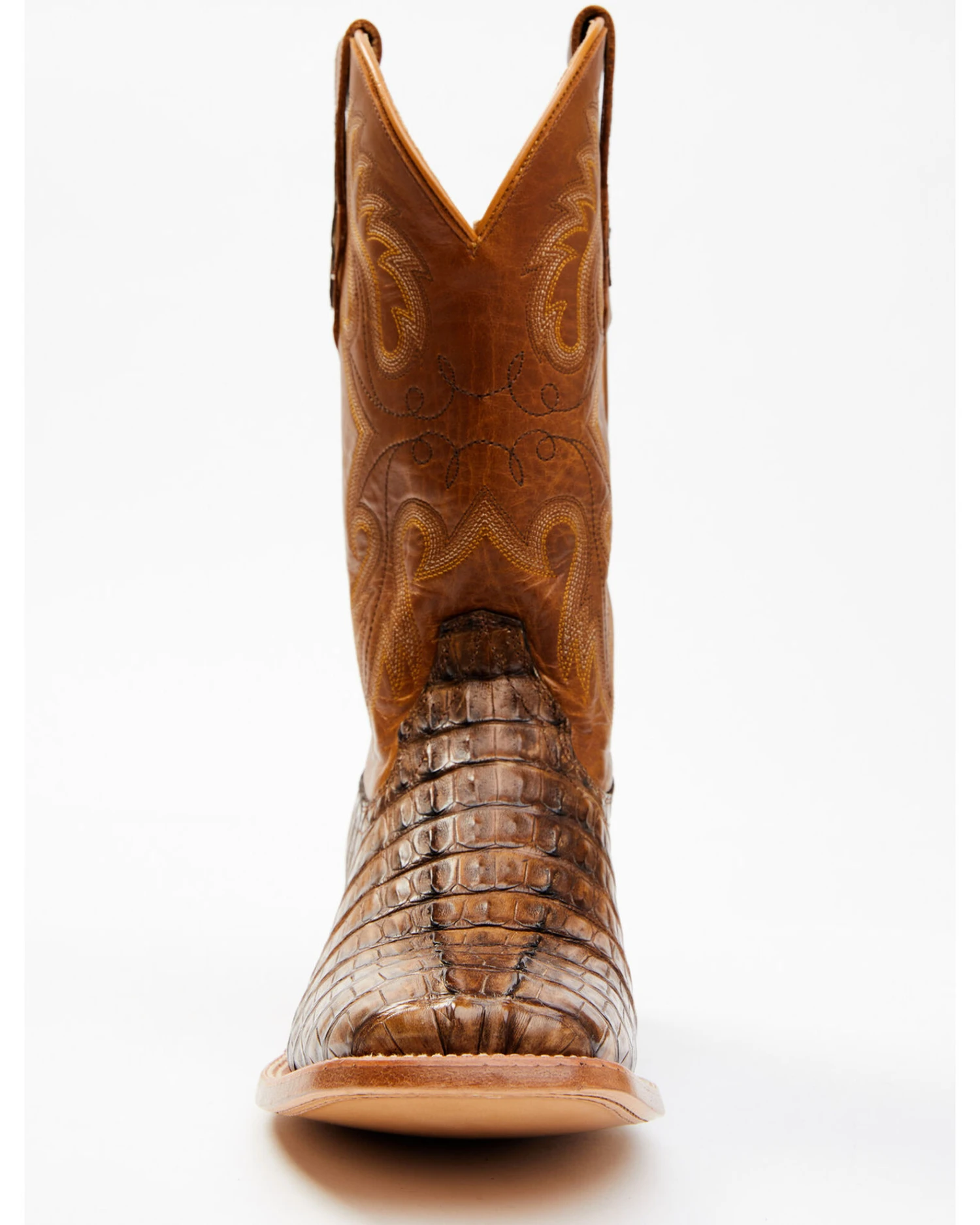 Cody James Men's Exotic Caiman Tail Skin Western Boots - Broad Square Toe 4 Cody James Men's Exotic Caiman Tail Skin Western Boots - Broad Square Toe - Image 4