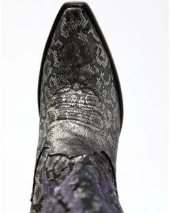 Dan Post Women's Black Snake Print Western Boots - Snip Toe -Western Cowboy 2000340406 040 P6