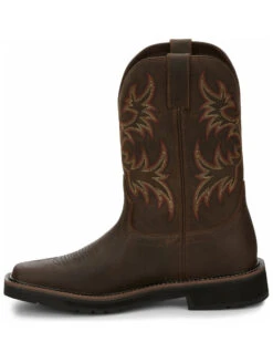 Justin Men's Driller Western Work Boots - Soft Toe -Western Cowboy 2000340827 280 P3