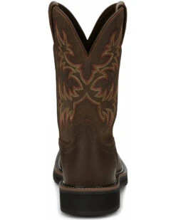 Justin Men's Driller Western Work Boots - Soft Toe -Western Cowboy 2000340827 280 P4